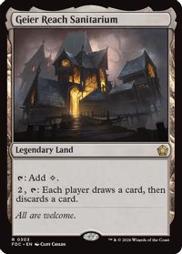 Geier Reach Sanitarium — Commander: Foundations