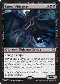 Doom Whisperer — The List Reprints