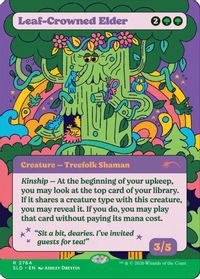 Leaf-Crowned Elder — Secret Lair Drop Series