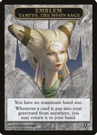 Emblem - Tamiyo, the Moon Sage — Avacyn Restored