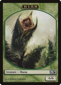 Wurm Token — Magic 2012 (M12)