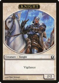 Knight Token — Return to Ravnica