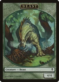 Beast Token — Zendikar