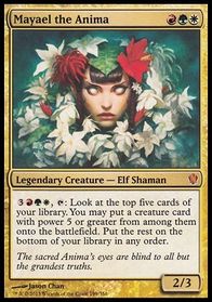 Mayael the Anima (Commander 2013) — Oversize Cards