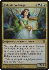 Rubinia Soulsinger (Commander 2013) — Oversize Cards