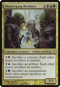 Shattergang Brothers (Commander 2013) — Oversize Cards