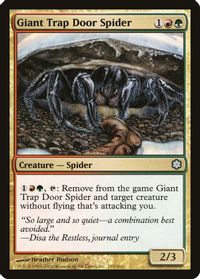 Giant Trap Door Spider — Coldsnap Theme Deck Reprints