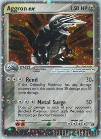 Aggron ex — EX Sandstorm
