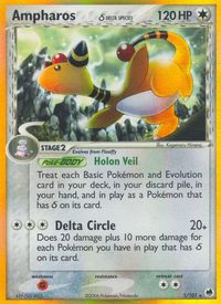 Ampharos (Delta Species) — EX Dragon Frontiers