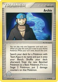 Archie — EX Team Magma vs Team Aqua