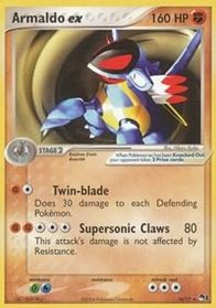Armaldo ex (Non-Holo) — POP Series 1