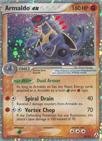 Armaldo ex — EX Legend Maker