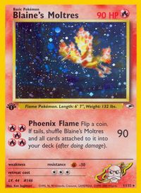 Blaine's Moltres — Gym Heroes