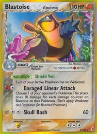 Blastoise (Delta Species) — EX Crystal Guardians