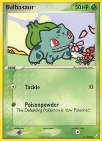 Bulbasaur - 045/100 — EX Crystal Guardians