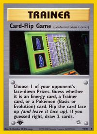 Card-Flip Game (Goldenrod Game Corner) — Neo Genesis