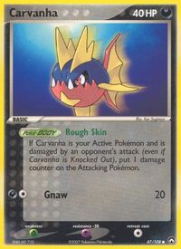 Carvanha — EX Power Keepers