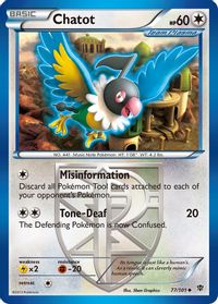 Chatot (Team Plasma) — Plasma Blast