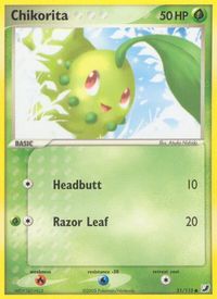 Chikorita — EX Unseen Forces