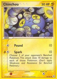 Chinchou - 56/101 — EX Hidden Legends