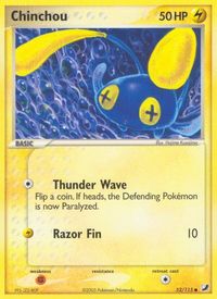 Chinchou — EX Unseen Forces