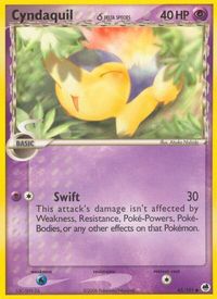 Cyndaquil (Delta Species) — EX Dragon Frontiers