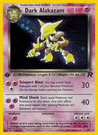 Dark Alakazam (1) — Team Rocket