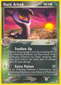 Dark Arbok — EX Team Rocket Returns
