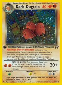 Dark Dugtrio (6) — Team Rocket