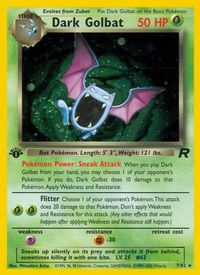 Dark Golbat (7) — Team Rocket