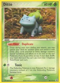Ditto (Bulbasaur) — EX Delta Species