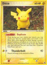Ditto - 039/113 (Pikachu) — EX Delta Species