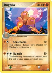 Dugtrio — EX FireRed & LeafGreen