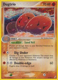 Dugtrio — EX Crystal Guardians