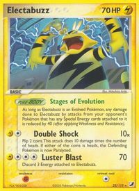 Electabuzz — EX Unseen Forces