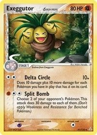 Exeggutor (Delta Species) — EX Holon Phantoms