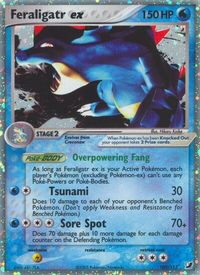 Feraligatr ex — EX Unseen Forces