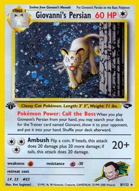 Giovanni's Persian — Gym Challenge