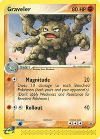 Graveler - 30/97 — EX Dragon