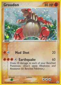 Groudon — EX Hidden Legends