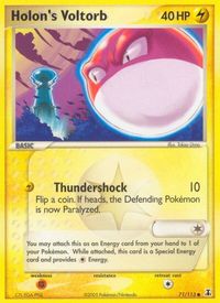 Holon's Voltorb — EX Delta Species