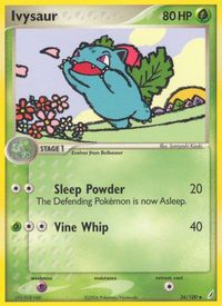 Ivysaur - 034/100 — EX Crystal Guardians