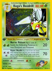 Koga's Beedrill — Gym Challenge