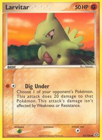 Larvitar — EX Emerald