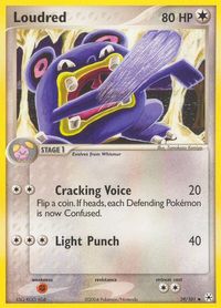 Loudred — EX Hidden Legends