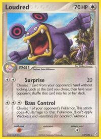 Loudred — EX Crystal Guardians