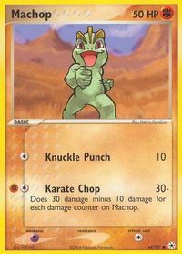 Machop — EX Hidden Legends