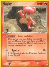 Magby — EX Legend Maker