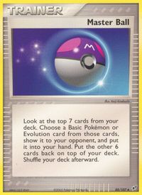 Master Ball — EX Deoxys