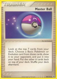 Master Ball — EX Delta Species